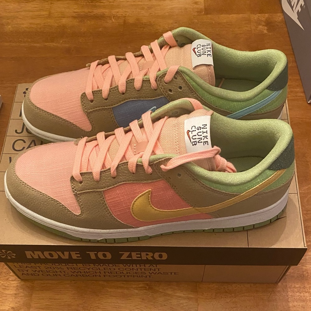 Nike dunk “sun club arctic orange” size 10.5 New